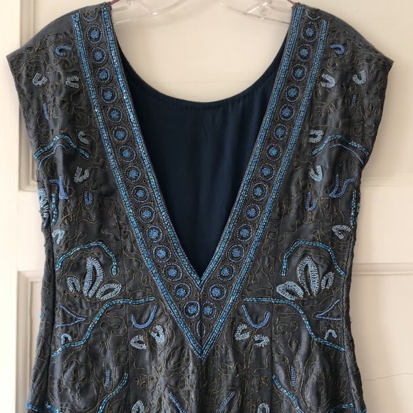 Rachael embroidered low back mini dress - Picture 7 of 10